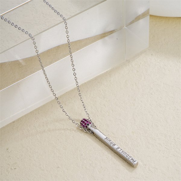 Creative Personality Music Microphone Pendant Necklace