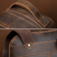 Leather men's backpack leather travel backpack