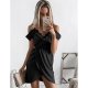 Women basic tight dress, solid color lace