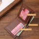 Men's Simplicity Fashion Multi-card-slot Lychee Pattern Short Wallet