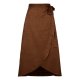 Women's Tied High Waist Jacquard Skirt