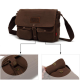 Shoulder Messenger Bag Men's Fashion Canvas Bag