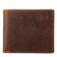 Vintage Crazy Horse Leather Handmade Short Strap Wallet