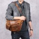 First Layer Cowhide Genuine Leather Large Capacity Waist Bag