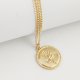 Fashion Personality Rose Coin Necklace