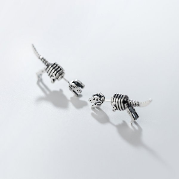 Fashion Dinosaur Earrings Temperament Personality Ear Jewelry