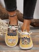 New Print Flats Shoes Summer Spring Casual Canvas Loafers For Women