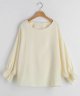 Pure Color Casual Versatile Round Neck Long Sleeve Top