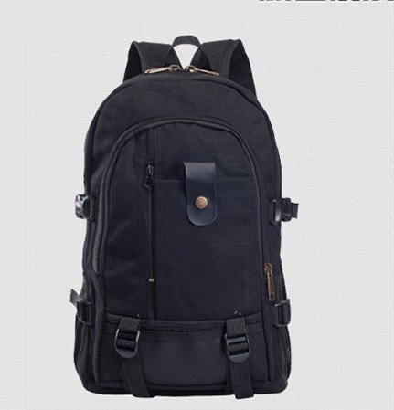 Men Canvas Large Backpack Rucksack Work Sports Travel Hiking