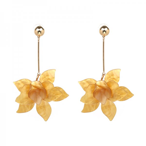 Jewelry Big Flower Earrings  Female Accessories  Earrings  Korean Jewelry  Fashion All-Match