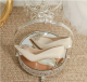 Wedding Dress Two-way Wear Pointed-toe Stiletto Bride Shallow Mouth Pumps Women High Heels