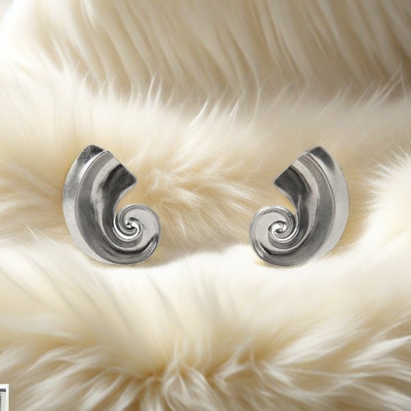 European And American Earrings Metal Alloy Earrings Women's Fashion Helical Metal Ornament