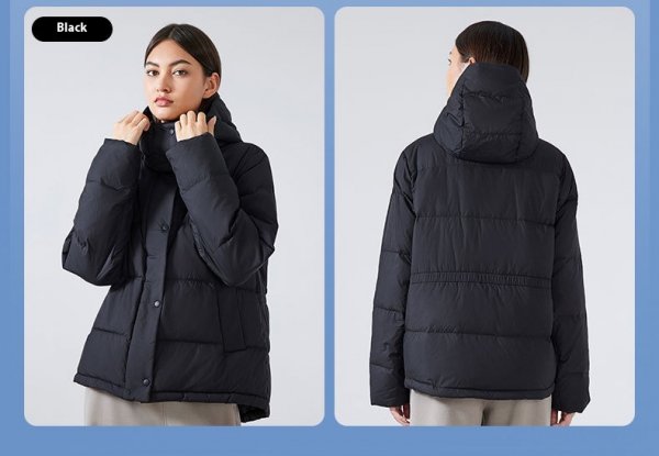 Down Jacket Female Casual Hooded Coat