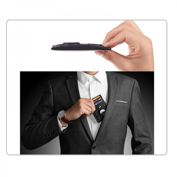 Anti-theft Brush Ultra-thin Male Wallet Card Holder