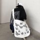 Women's butterfly shoulder canvas bag