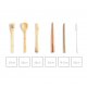 Portable Bamboo Tableware 6-Piece Set