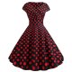 Female holiday casual dress, dot