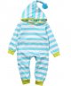 Baby Jumpsuit Solid Color Striped Long Sleeve Climbing Clothing