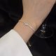 Fashion Jewelry Ins Square Zircon Bracelet Niche