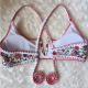 V-neck Embroidery European And American Printed Swimsuit