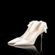 Pointed Toe Stiletto Evening Dress Shoes Bow High Heels