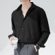 Shirt Men's Loose Long Sleeve Non-ironing Drape