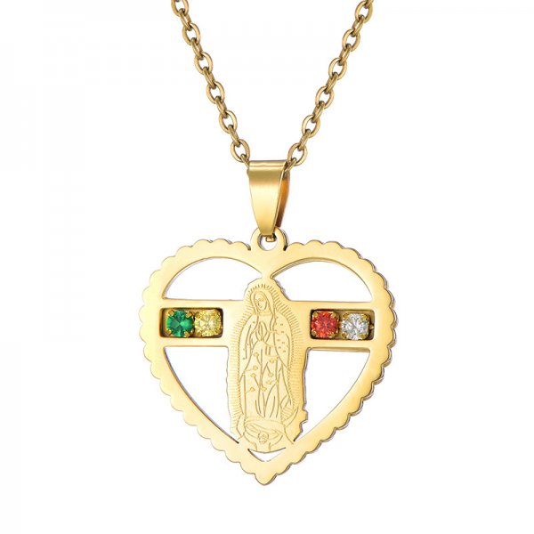 Our Lady Of Guadalupe Necklace Religious Jewelry