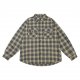 American Retro Plaid Shirt Coat Men