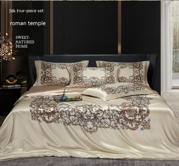 Bed Silk Four-piece Set