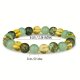 Citrine Green Dongling Stone 8mm Beaded Bracelet