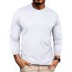 Men's Fashion Casual Loose Round Neck Long-sleeved T-shirt