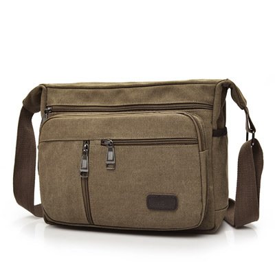 Canvas shoulder bag