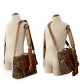 Fashion Men's Canvas Shoulder Messenger Bag Briefcase