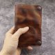 Men's Handmade Vertical Wallet With Multiple Card Slots