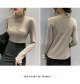 Women's Half Turtleneck Dralon Bottoming Shirt