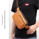 Men Waist Bag Pack Casual Functional Money Phone Belt Bag Male Unisex Sling Bag For Belt Leather Hip Bag Chest Phone Purse