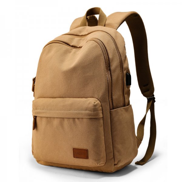 Student School Bag Canvas College Student Travel Computer Backpack