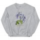 Blue Columbine Floral Sweatshirt