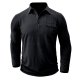 Men's Polyester Consul Solid Color Long Sleeve Bottoming Shirt