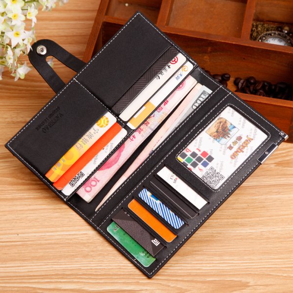 Men's Long Wallet Trendy Brand Fashion Mid-length