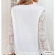 New Autumn Women's Clothing Long Sleeve V-neck Stitching