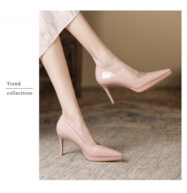 Pointed Stiletto Heel Low-cut High Heels