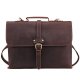 Leather men's briefcase