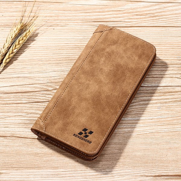 Long Men's Wallet Retro Casual Wallet