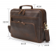 Vintage Crazy Horse Leather Men's Briefcase Laptop Bag