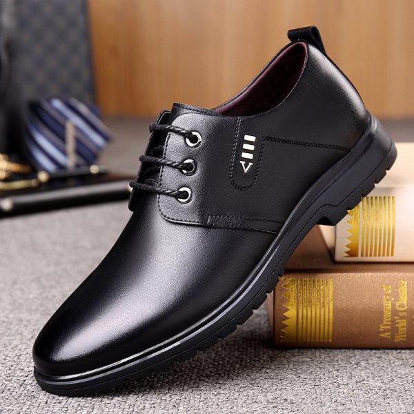 Leather Shoes Men's Business Casual Pumps