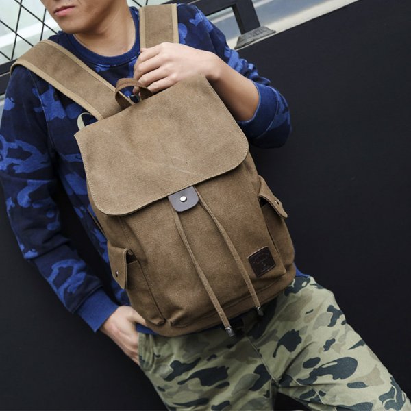 Fashio Leisure Canvas Travel Backpack