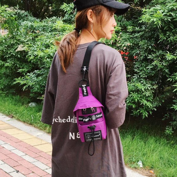 Outdoor travel leisure letter backpack