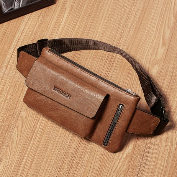 Multifunctional Leisure Sports One-shoulder Men's Retro Waist Bag