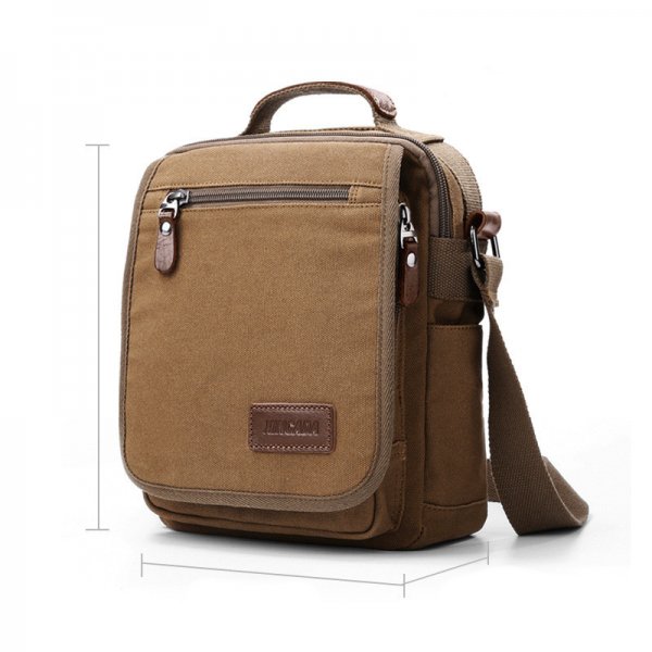 Diagonal Shoulder Bag Men's Canvas Bag